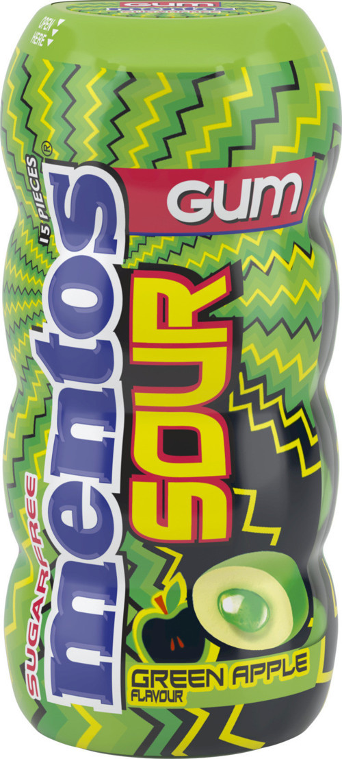 New Sour Gum Yeşil Elma Aromalı 30 Gr x 12 Adet