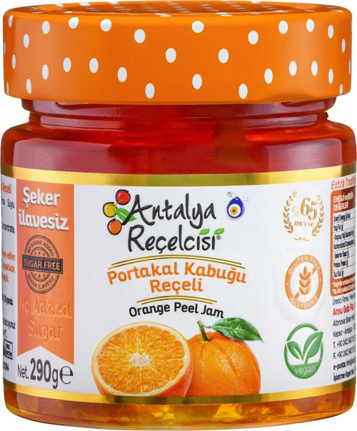 Portakal Kabuğu Reçeli 290g Şekeri Meyveden