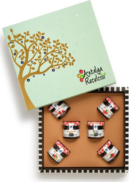 6’lı Kırmızı Meyveler Mini Reçel Seti