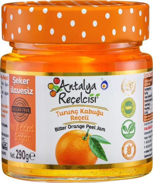 Turunç Kabuğu Reçeli 290g Şekeri Meyveden
