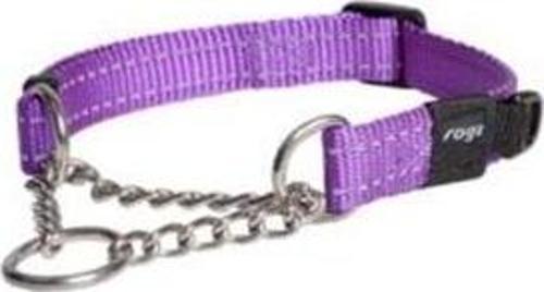 Utility Control Chain Halsband Kontrol Zincirli Köpek Boyun Tasması Mor Xxlarge 2.5x53-80 cm