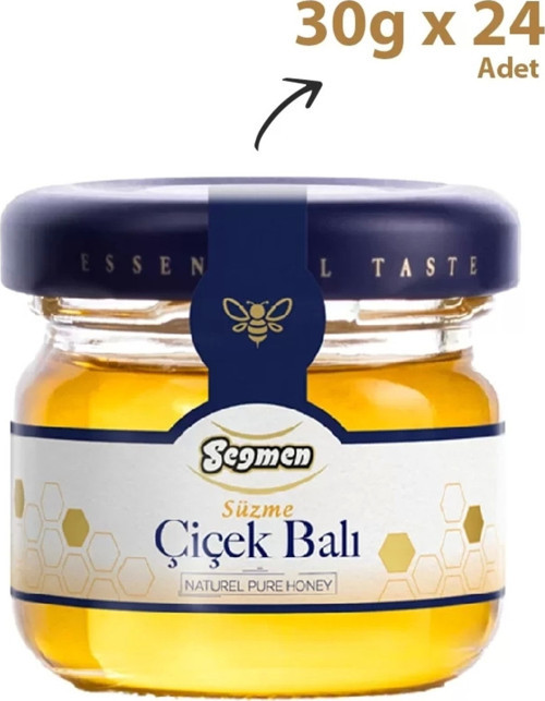 Süzme Çiçek Balı Kavanoz 30g (24’lü)