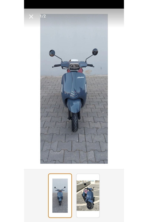 Bluebırd 50 Pro Motorsiklet Mavi