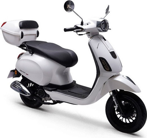 Kuba Azure 50 Pro Motosiklet Beyaz