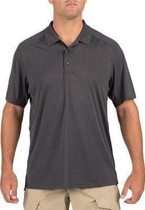 5.11 CHARCOAL S/S HELIOS POLO T-SHIRT