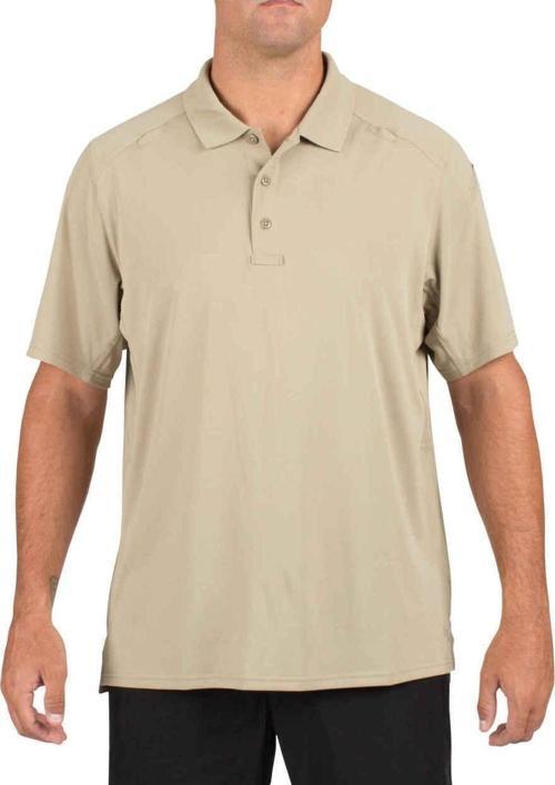 5.11 CHARCOAL S/S HELIOS POLO T-SHIRT