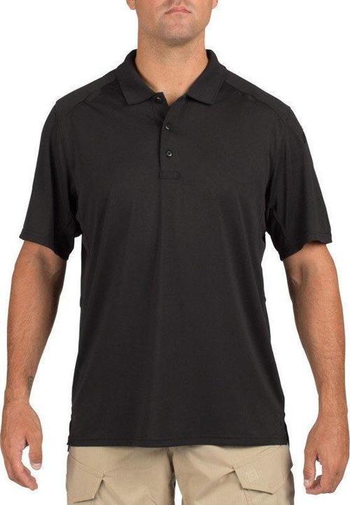 5.11 CHARCOAL S/S HELIOS POLO T-SHIRT