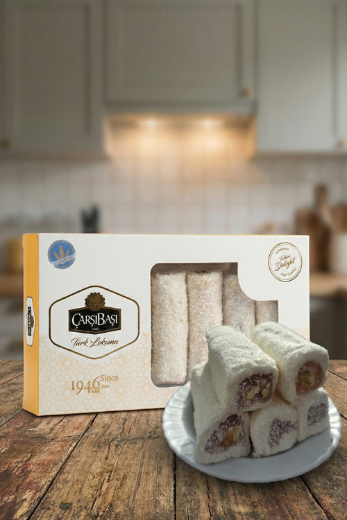 Sütlü Cevizli Ipli Şeker Sucuğu 500 Gram
