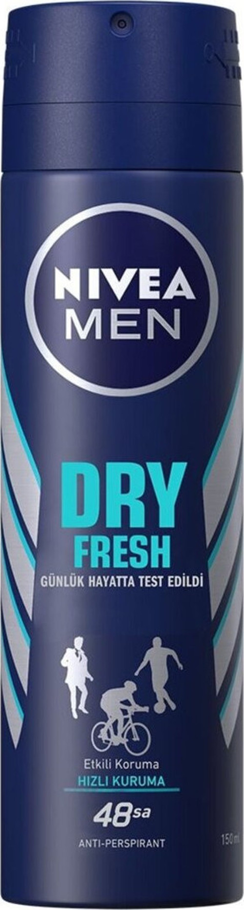 Men Erkek Sprey Deodorant Dry Fresh 150 ml 2 ADET