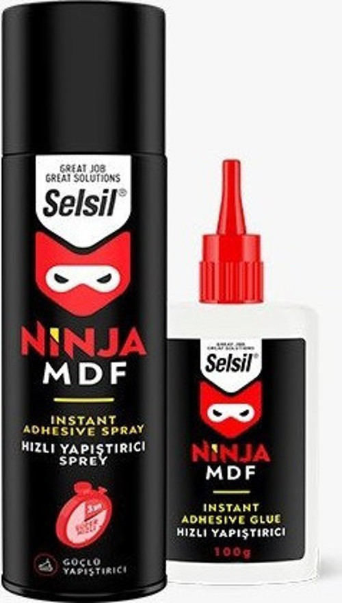 Ninja Hızlı Yapıştırıcı 400 ml +100 gr Tüm Yüzeylerde Güçlü Yapışma