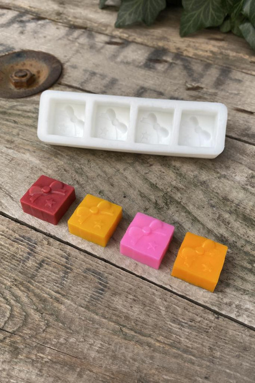 Paket Mini 4'lü Silikon Mum Kalıbı