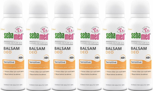 Deodorant Aerosol 150 ML Balsam - Sensitive/Hassas (6 Lı Set)