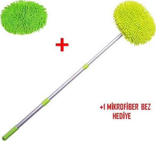 Yedek Bezli Mikrofiber Araba Yıkama Fırçası