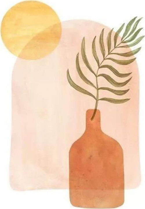 Pastelya Sayılarla Boyama Seti Rulo Çerçevesiz Yaz Güneşi