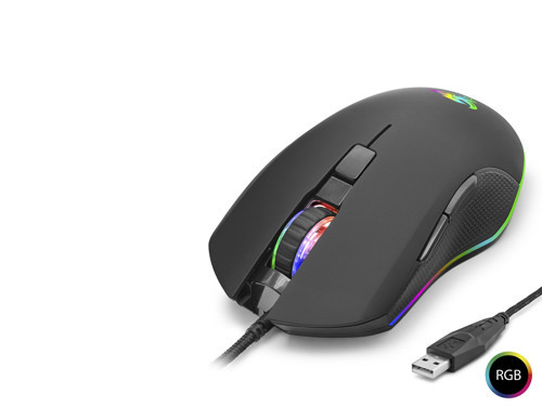 Büro Ev Ofis Bilgisayarı için Siyah Rgb Gaming Oyuncu Mouse