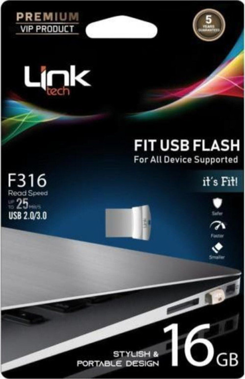 F316 Fit Premium 16gb Mini Usb Flash Bellek 25mb/s
