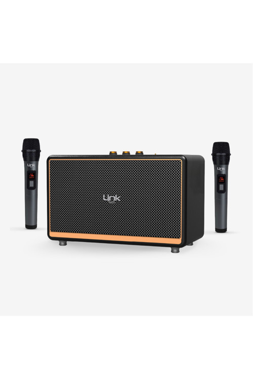 M408 Premium Mikrofonlu 100w Retro Bluetooth Hoparlör