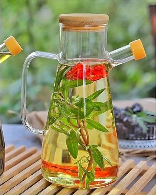 Borosilikat Cam 900 ml. Yağdanlık