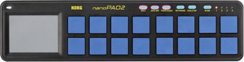 NANOPAD2-BLYL | 16 Pad Dokunmatik USB Kontrolcü - Mavi-Sarı