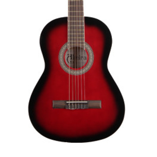 Mg917-rds 4/4 Klasik Gitar - Red Sunburst (başlangıç - Tam Boy) | Kırmızı Sunburst Finish, Akustik Rezonansı Yüks