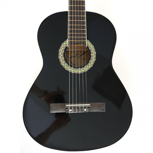 Mg917-bk Klasik Gitar - Siyah (başlangıç - 4/4 Boy) | Siyah Parlak Finish, Ihlamur Ağacı Gövde, Klasik Müzik Eğit