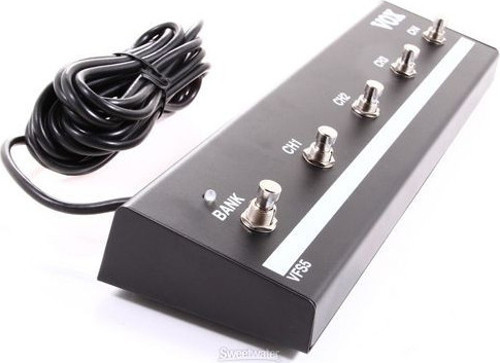 250 Vfs-5 Ayak Pedalı (Aksesuar - Foot Switch) | Dual Footswitch, Dayanıklı Metal Gövde, Vt Serisi Amfilerle Tam Uyu
