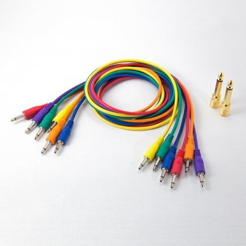 SQ-Cable-6 Enstrüman Kablosu | 6'lı Renkli Patch Kablosu Seti