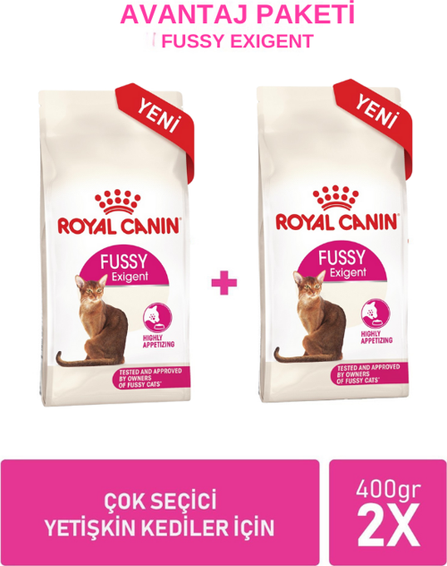 Fussy Exigent 400 Gr x 2 Adet
