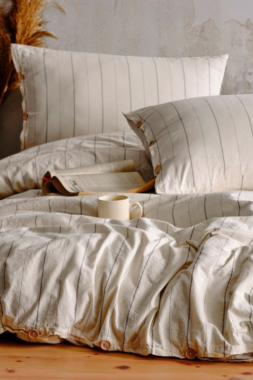 Helen %100 Pamuklu Yıkamalı Yastık Kılıfı 2x50x70