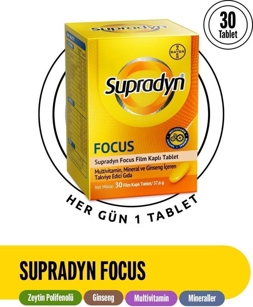 EnergyFocus 30 Film Kaplı Tablet
