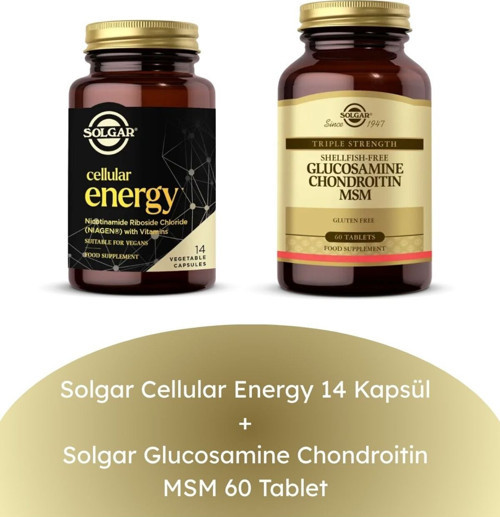 Cellular Energy 14 Kapsül + Glucosamine Chondroitin MSM 60 Tablet