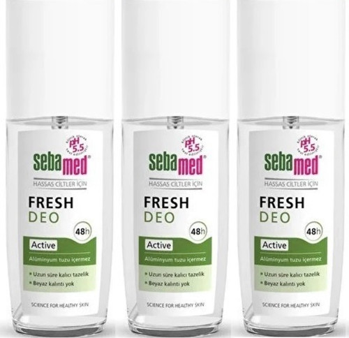 Deodorant Sprey 75 ML Fresh Active (3 Lü Set)