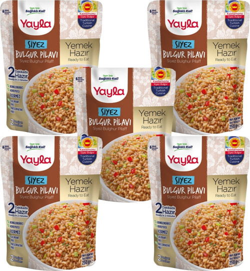 Yemek Hazır Siyez Bulgur Pilavı 250 gr x5