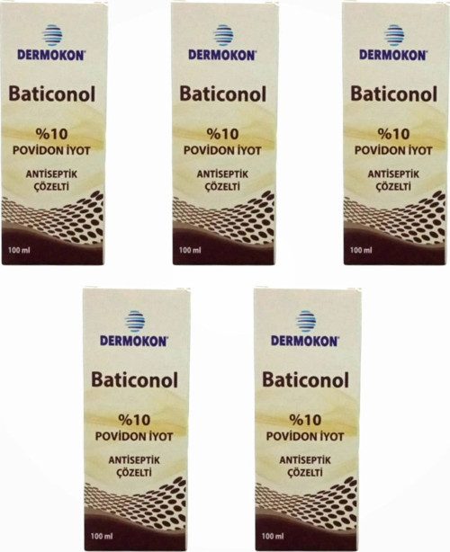 Batikon (Antiseptik Çözelti) 100ml - 5 Adet