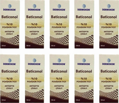 Batikon (Antiseptik Çözelti) 100ml - 10 Adet