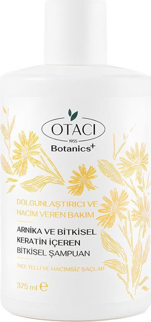 Botanics+ Arnika ve Bitkisel Keratin içeren 375 ml Dolgunluk ve Hacim Veren Şampuan