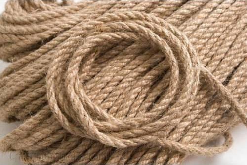 Jüt Halat Dekor ipi 5 Mm 10 Metre ip Halat ip Hasır ip Jüt Kendir ip