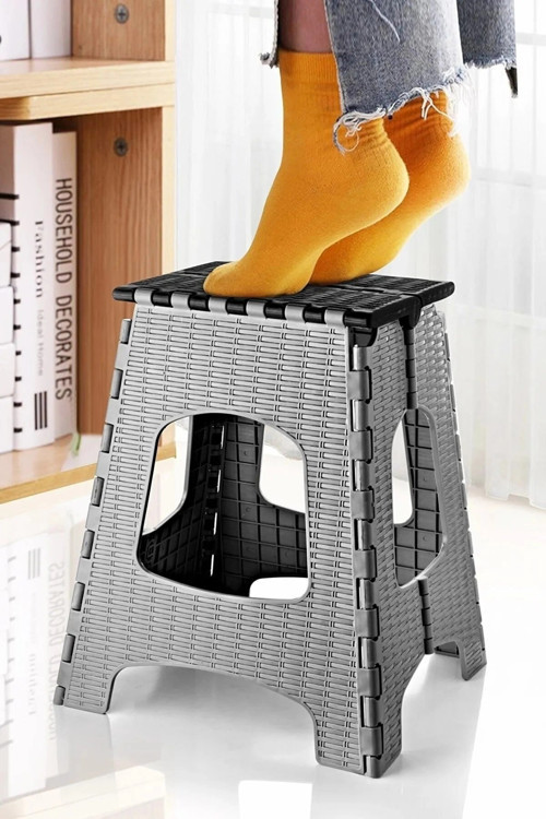 28 Cm Dayanıklı Katlanabilir Tabure Kamp Piknik Metrobüs Otobüs Balıkçı Tabure (74)