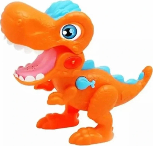 Sesli ve Işıklı 25 Cm Süper Kaliteli T-Rex Dinazor Turuncu
