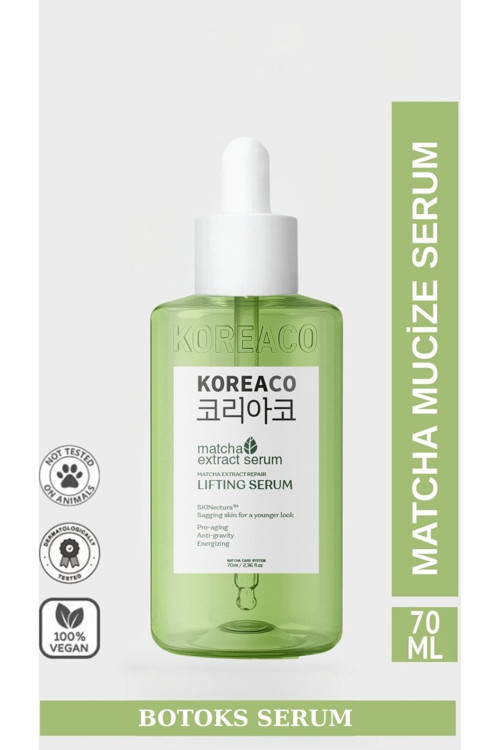 Matcha Mucize Lifting Cilt Serumu | Cilt Bariyeri Onarıcı Kırışıklık Karşıtı 70 Ml-Ekstra Büyük Boy