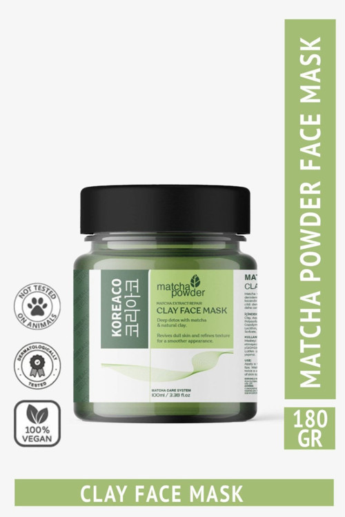 Matcha Mucize Yüz Kil Maskesi | Pürüzsüzleştirici Arındırıcı Canlandırıcı 100 Ml