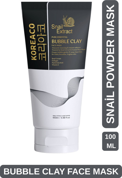 Salyangoz Özlü Mucize Bubble Clay Yüz Maskesi | Ultra Yumuşak Nemli Parlak Köpüren Yüz Maskesi 100Ml