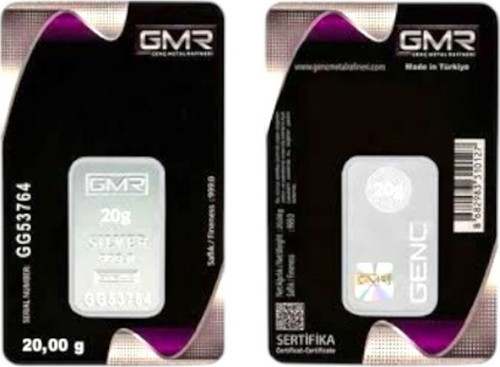 20 Gram Külçe Gümüş