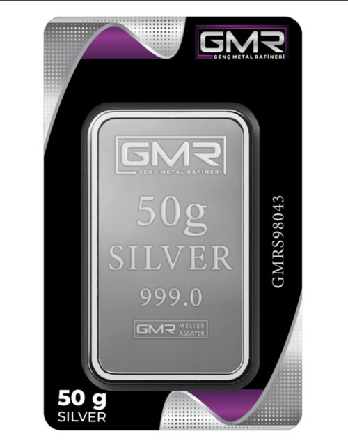 50 Gram Külçe Gümüş