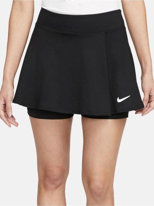 DH9552-010 W Nkct Df Vctry Skrt Flouncy Siyah Kadın Tenis Eteği