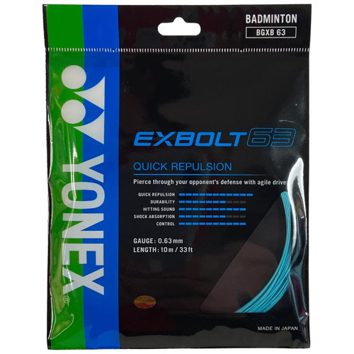 - Exbolt 63 - 0.63 - 10 M - Turkuaz - Badminton Kordajı