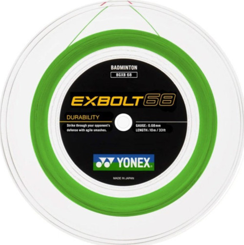 - Exbolt 68 - 0.68 - 200 M - Lime Yeşili - Badminton Kordajı