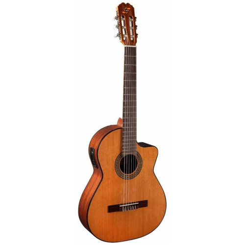 ADM0540ECF MALAGA-ECF Elektro Klasik Gitar | Masif Sedir Kapak Kesik Kasa (Cutaway) Ekolayzerli