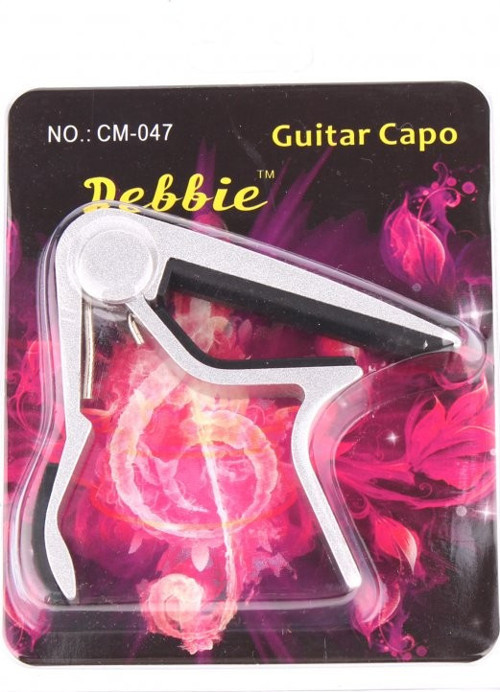 CM047-S Debbie Akustik Gitar Kaposu (Gümüş) | Metal Yaylı Sistem Hızlı Pozisyon Değişimi