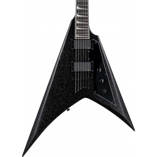 LKHVBLKSP Kirk Hammett KH-V Black Sparkle | Simli Siyah Flying V Kasa